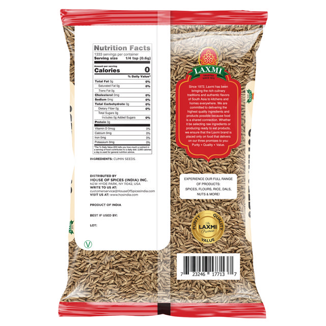 LX. CUMIN SEED 10X800 GM (NONGMO)