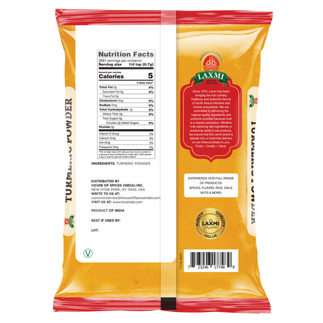 LX. TURMERIC POWDER 6X4 LB (NONGMO)