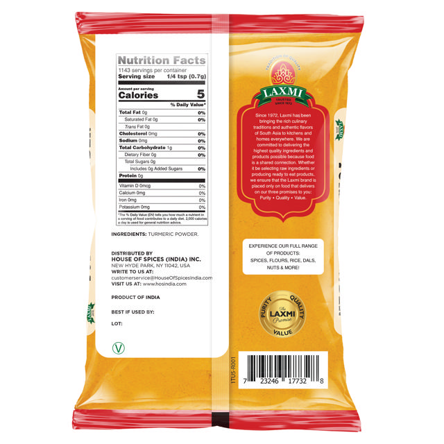 LX. TURMERIC POWDER 10X800 GM (NONGMO)