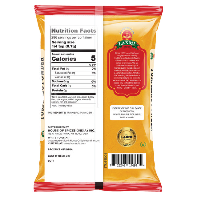 LX. TURMERIC POWDER 20X200 GM (NONGMO)