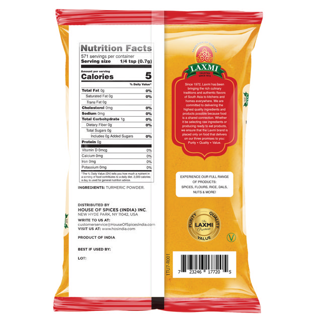 LX. TURMERIC POWDER 20X400 GM (NONGMO)