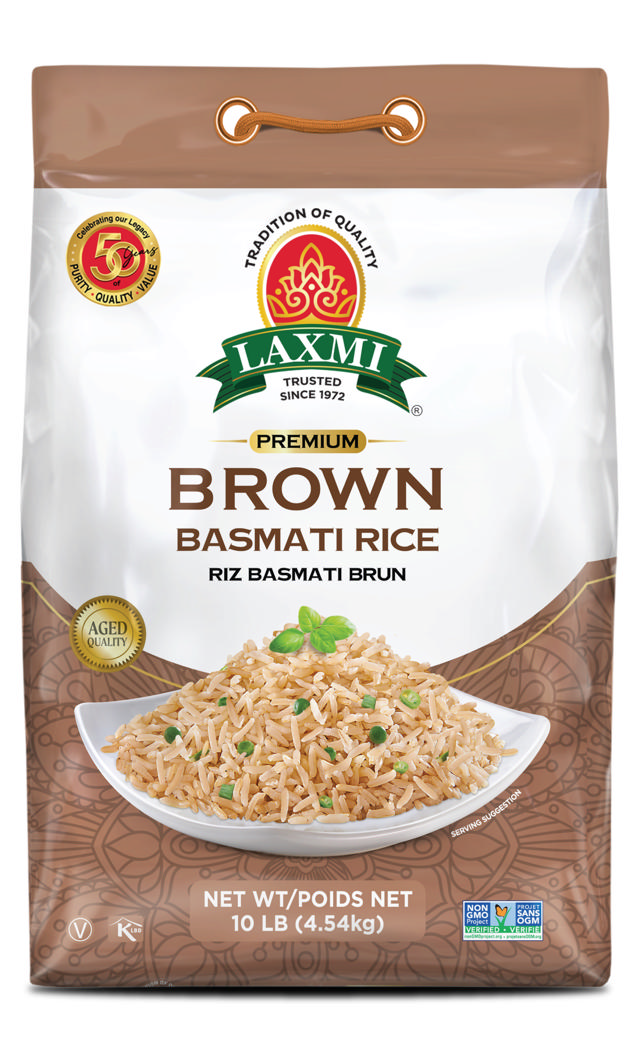 LX. BROWN BASMATI RICE 10 LB