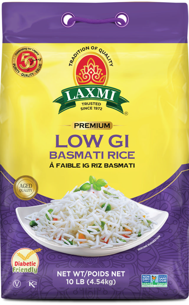 LX. LOW GI BASMATI RICE 10 LB IN