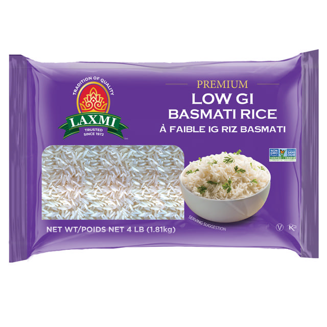 LX. LOW GI BASMATI RICE 10X4 LB (NONGMO)