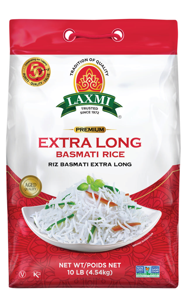 LX. EXTRA LONG BASMATI RICE 10LB (NONGMO)