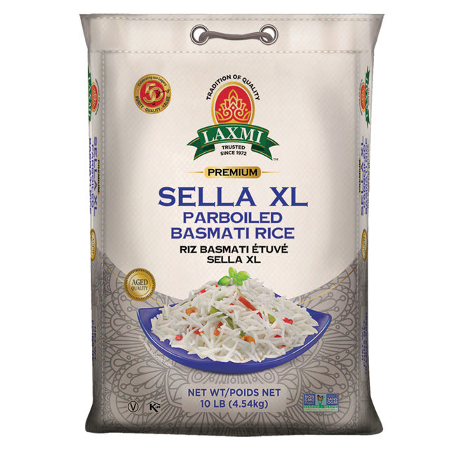 LX. SELLA XL PARBLD BASMATI RICE 4X10 LB (NONGMO)