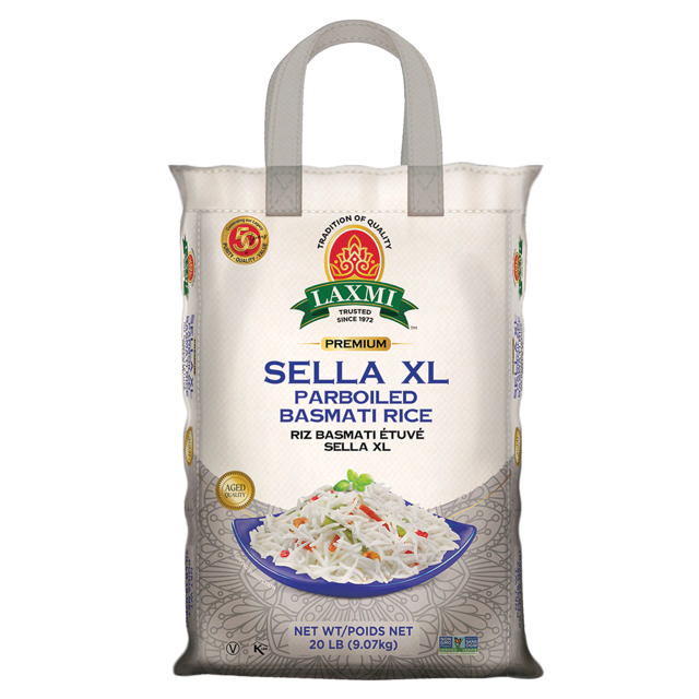 LX. SELLA XL PARBLD BASMATI RICE 2X20 LB (NONGMO)