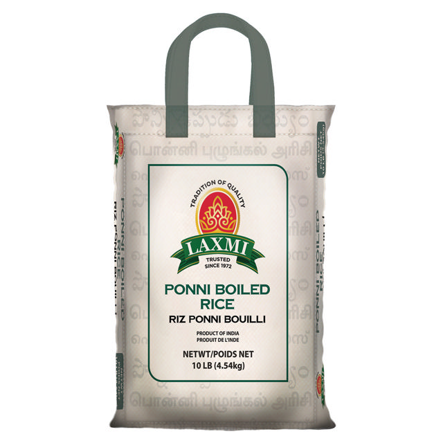 LX. PONNI BOILED RICE 4X10 LB