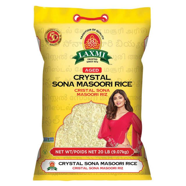 LX. CRYSTAL SONA MASOORI RICE 2X20 LB