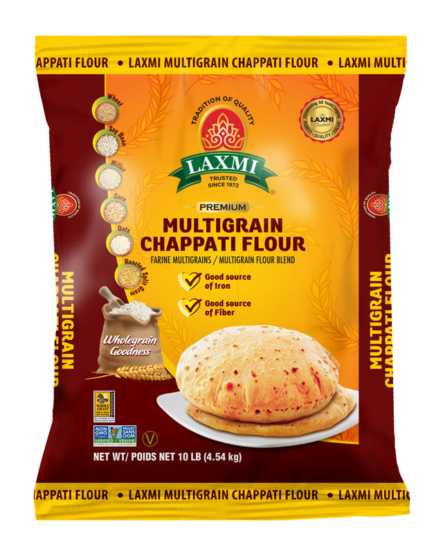 LX. MULTIGRAIN CHAPATI FLOUR 4X10 LB (NONGMO)