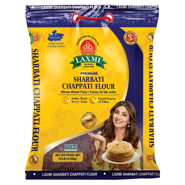 LX. SHARBATI CHAPATI FLOUR 4X10 LB (NONGMO)