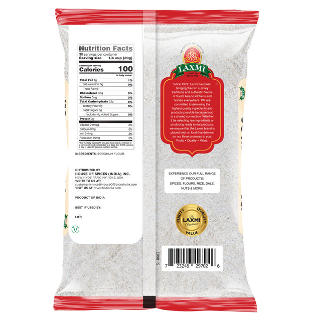 LX. JOWAR FLOUR 20X2 LB (NONGMO)