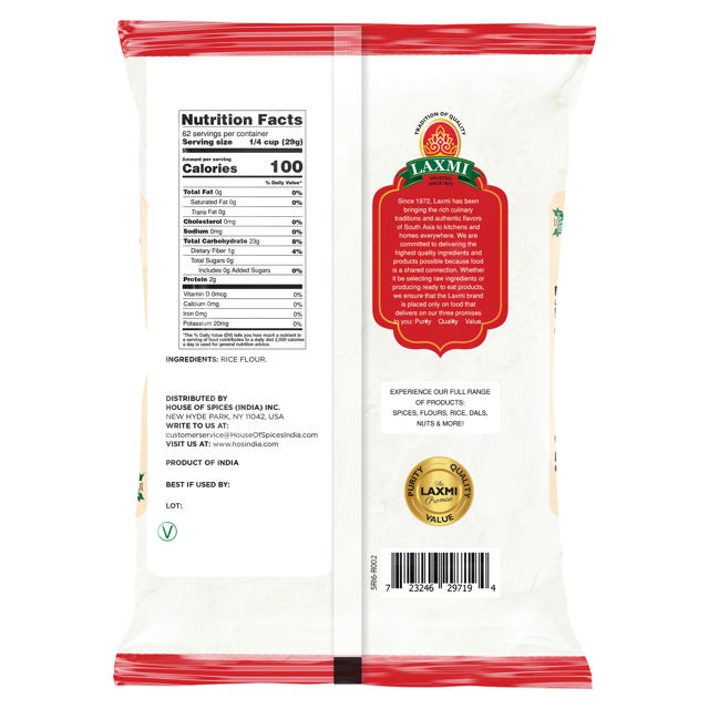 LX. RICE FLOUR 10X4 LB (NONGMO)