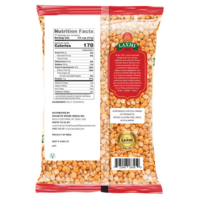 LX. CHANA DAL 5X8 LB