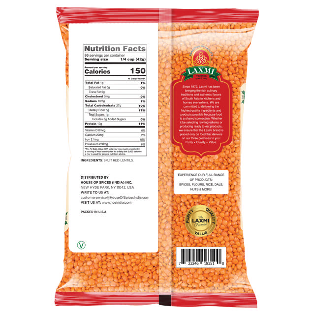 LX. MASOOR DAL 5X8 LB