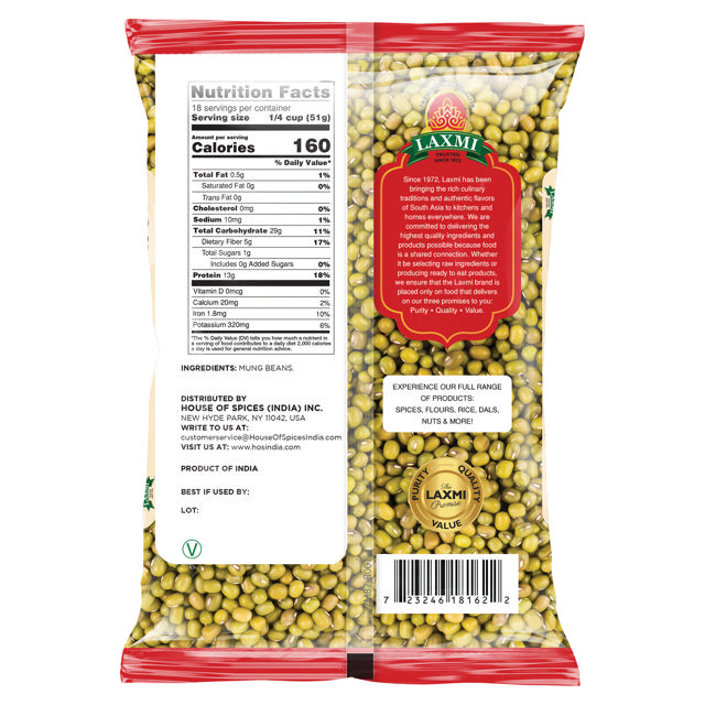 LX. WHOLE MOONG BOLD 20X2 LB