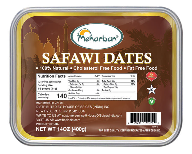 MEHARBAN SAFAWI DATES 16X400 GM