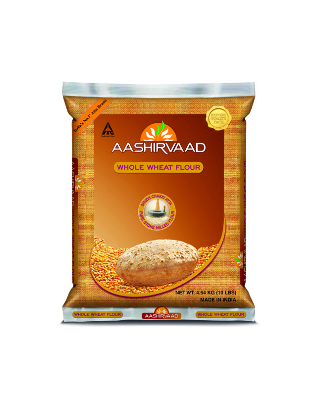 AASHIRVAAD ATTA 4X10 LB (EXPORT PACK)