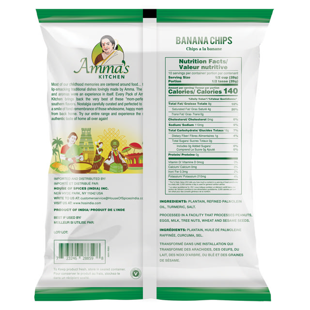 AK. BANANA CHIPS 20X285 GM (NP)