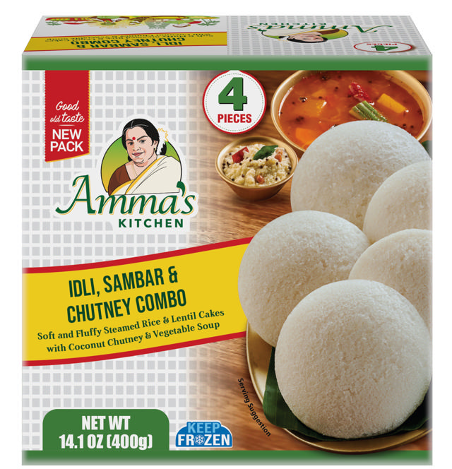 AK. COMBO IDLI SAMBAR CHUTNEY (4PCS) 12X400GM [PS]