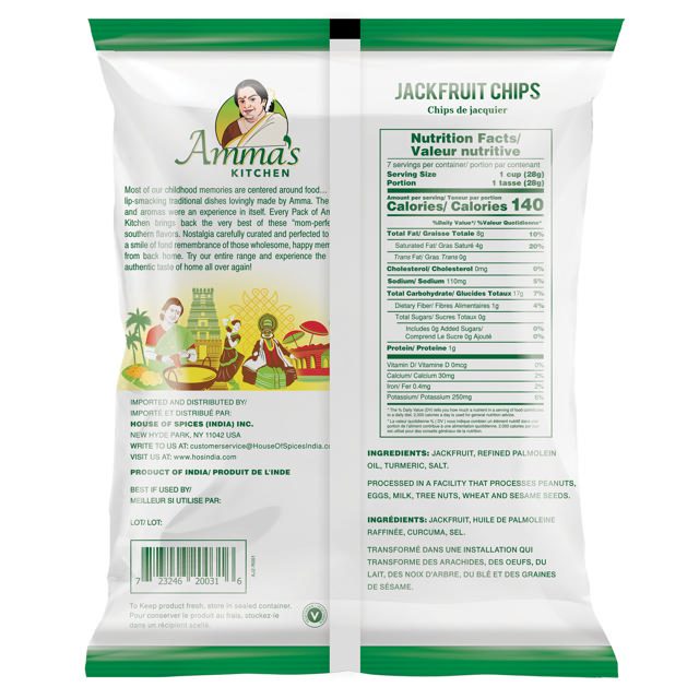 AK. JACKFRUIT CHIPS 20X200 GM (NP)