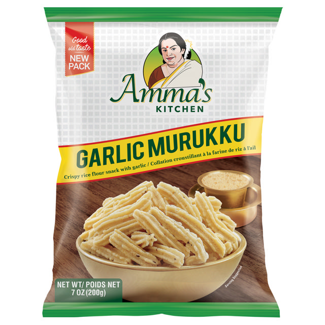 AK. GARLIC MURUKKU STICKS 20X200 GM (NP)