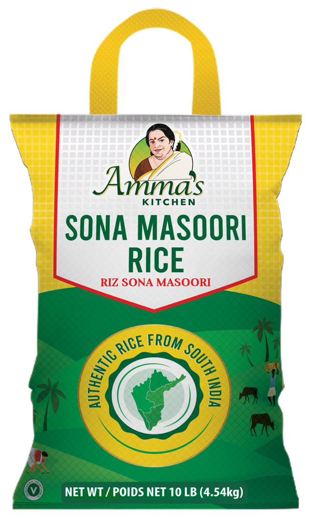 AK. SONA MASOORI RICE 4X10 LB