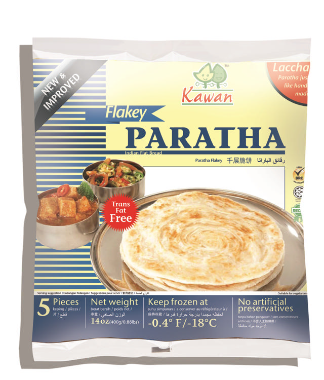 KAWAN LACHA FLACKEY PARATHA 24X5X80 GM NO RTN