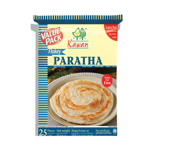 KAWAN LACHA FLACKEY PARATHA BLK 8X25X80 GM NO RTN