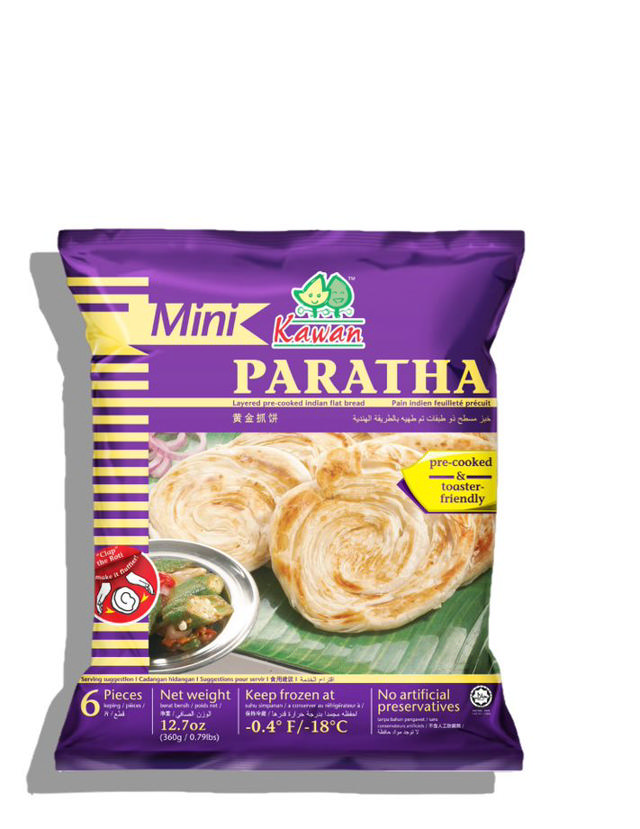 KAWAN MINI PARATHA BLK 12X16X60 GM NO RTN