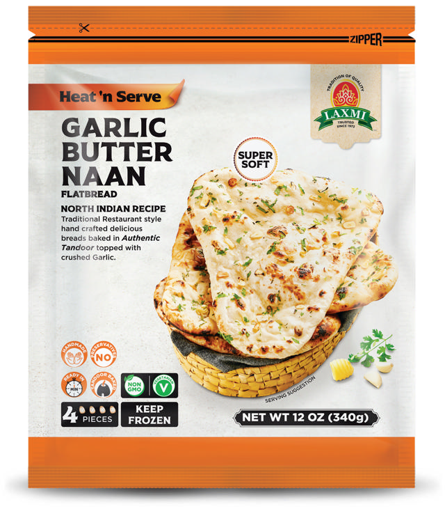 LX. GARLIC BUTTER NAAN 24X4X85 GM [NP]