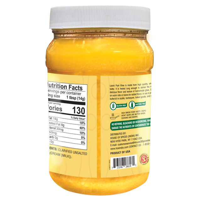 LX. BUTTER GHEE 12X28 FL OZ