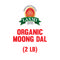 LX. ORGANIC MOONG DAL 20X2 LB